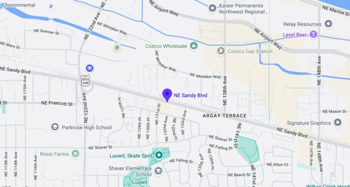 Sandy Boulevard Portland Oregon